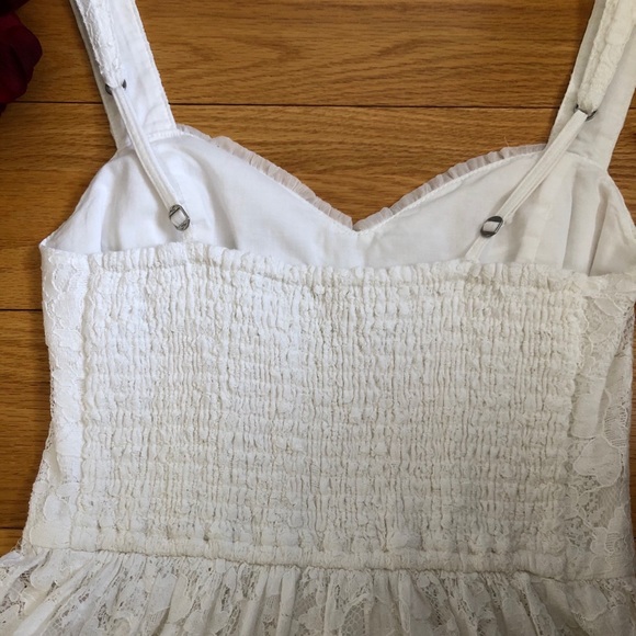 Beautiful White Lace Hollister Dress - Picture 6 of 7